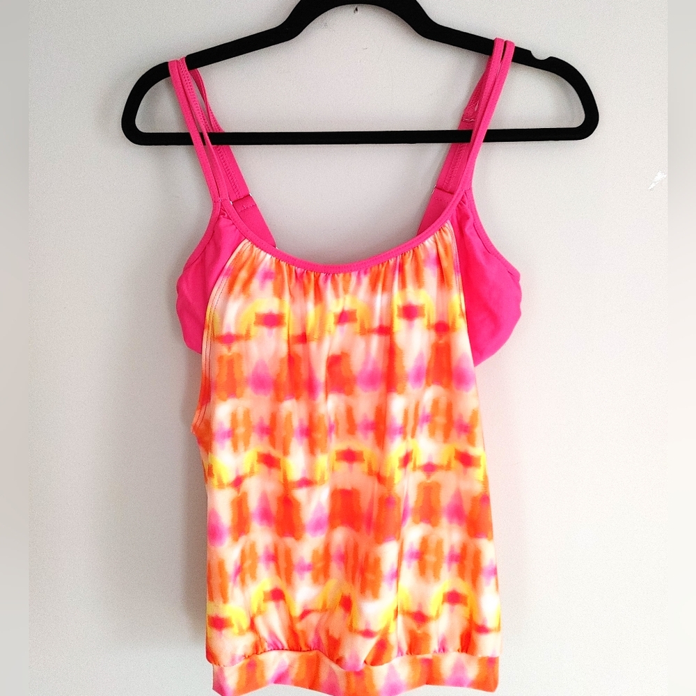 NEXT Women's Double Up Tankini Swim Top 34 B/C